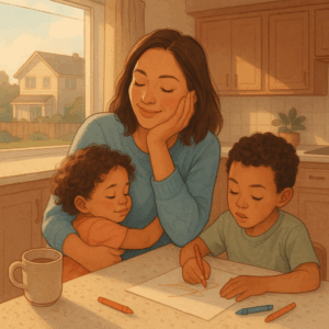 Selling Your Home With Kids: Keeping It Clean, Calm, and On the Market 4 mother being kind throughout the process of selling with kids