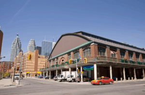 Street View of St. Lawrence Market in Toronto