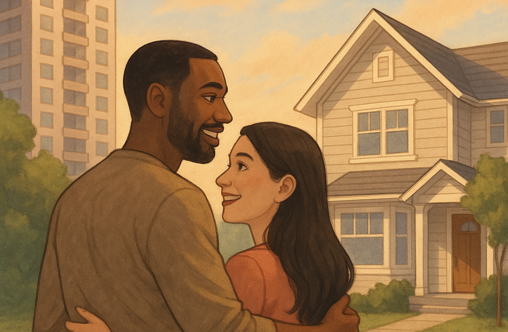 Blog 36 A couple debating a condo vs a house in Toronto