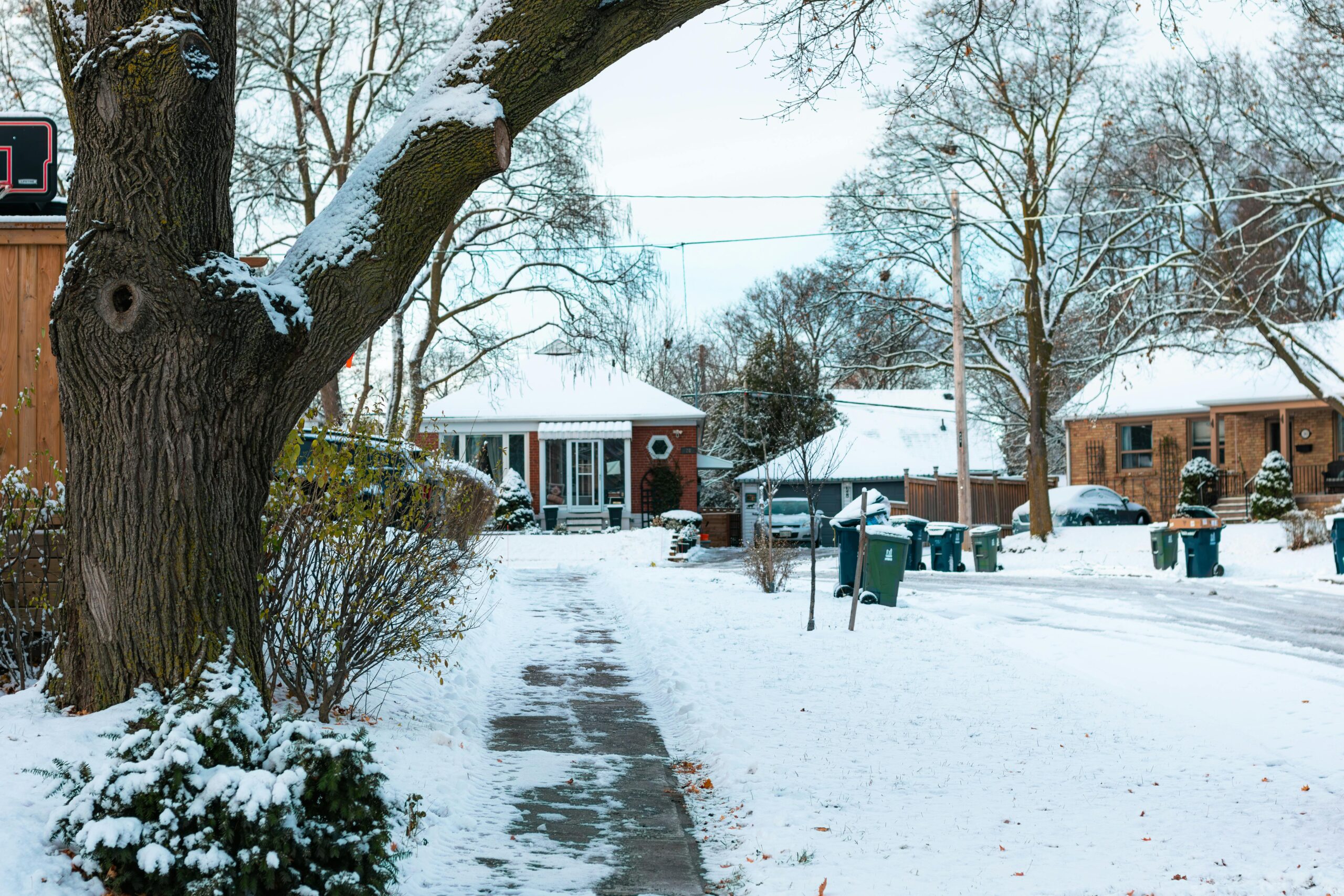 Residential street in the neighbourhood of Amesbury in Toronto