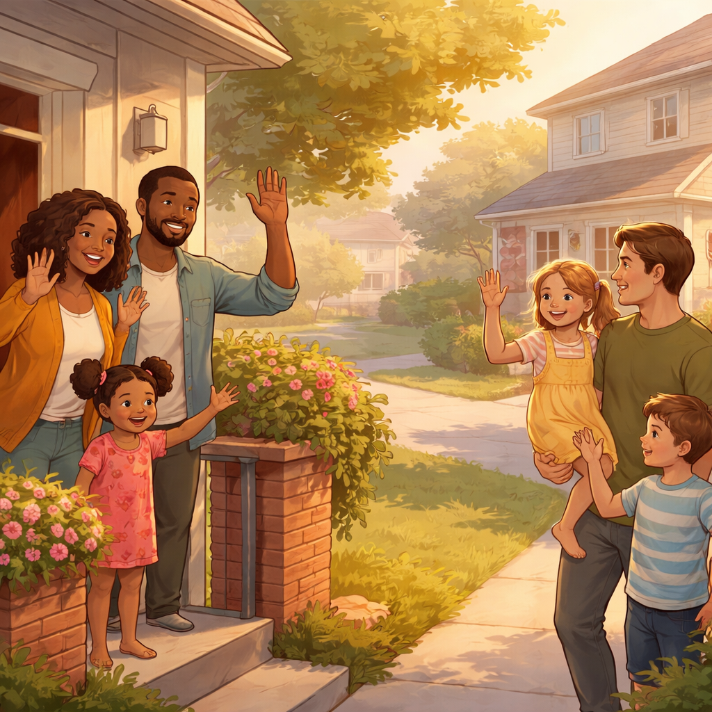 How to Help Your Family Adjust to a New Neighbourhood 1 Help your family adjust to a new neighbourhood.