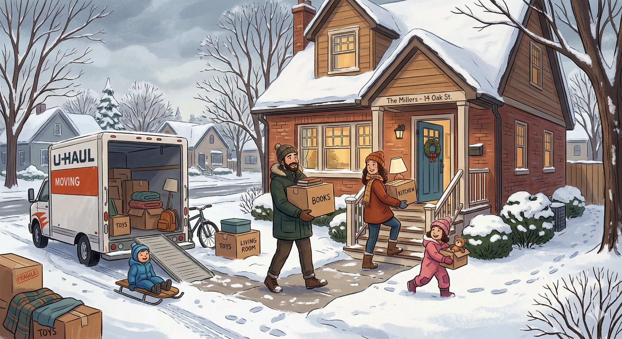What Moving Costs Look Like When Upsizing Your Family Home in Toronto 2 Moving in the winter