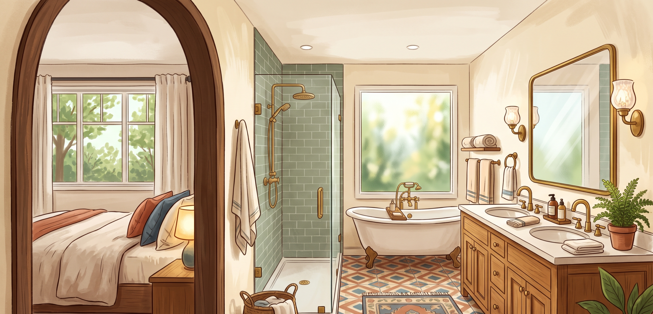 What Buyers With Kids Actually Notice When They Walk Through Your Home 2 An ensuite bathroom.