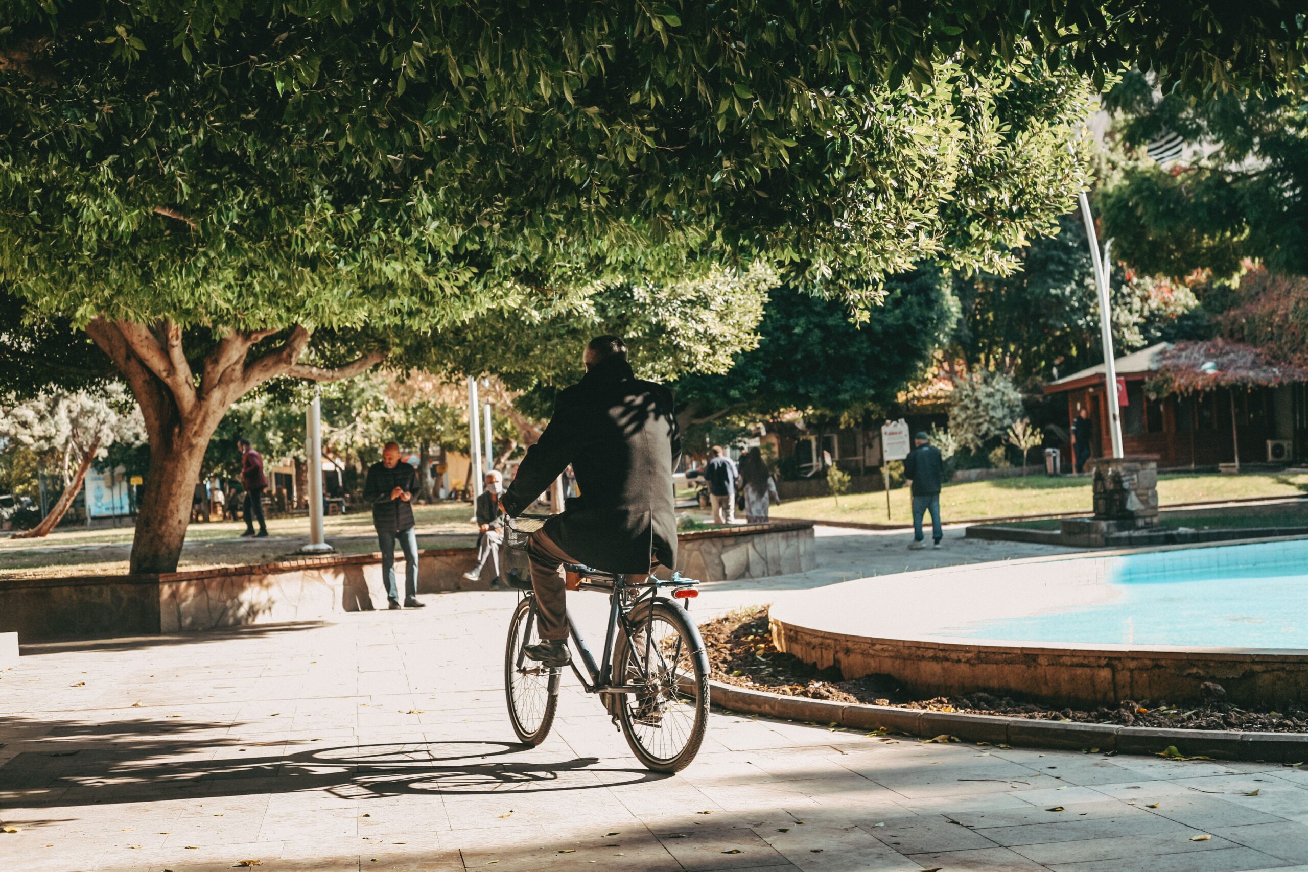 Cycling in a Park