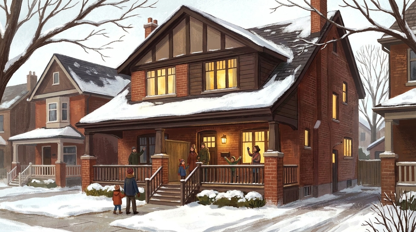 Detached move-up family home on a tree-lined east-end Toronto street. Conditional Offers.