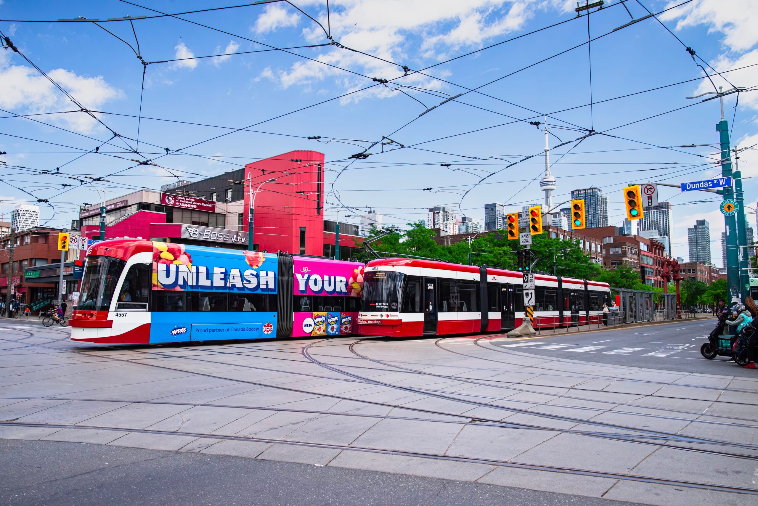 TTC cars in Toronto