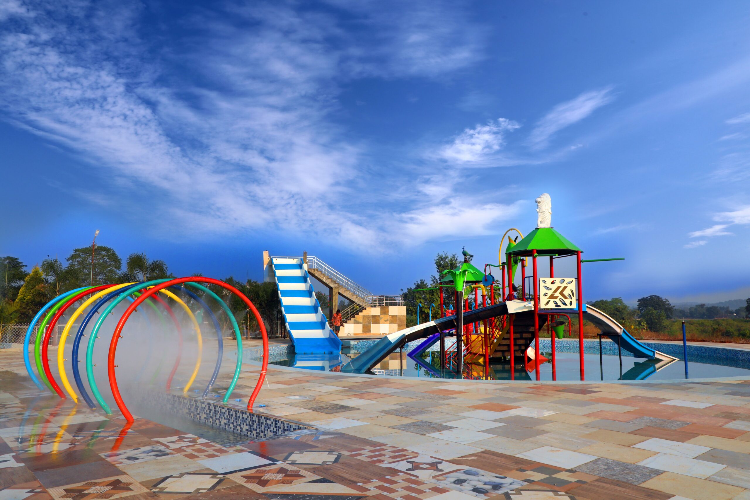 Splash pad park