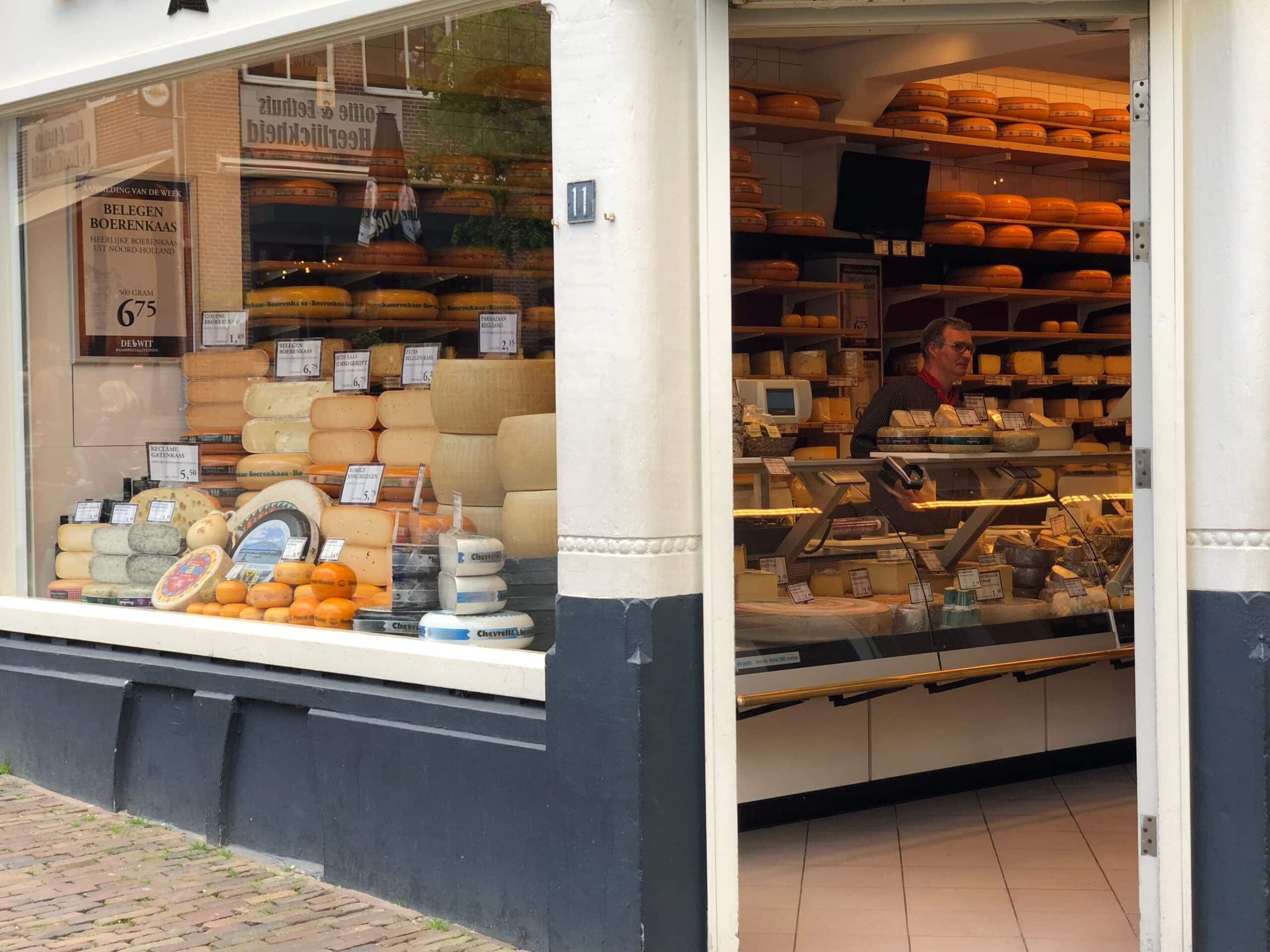 A European deli shop.