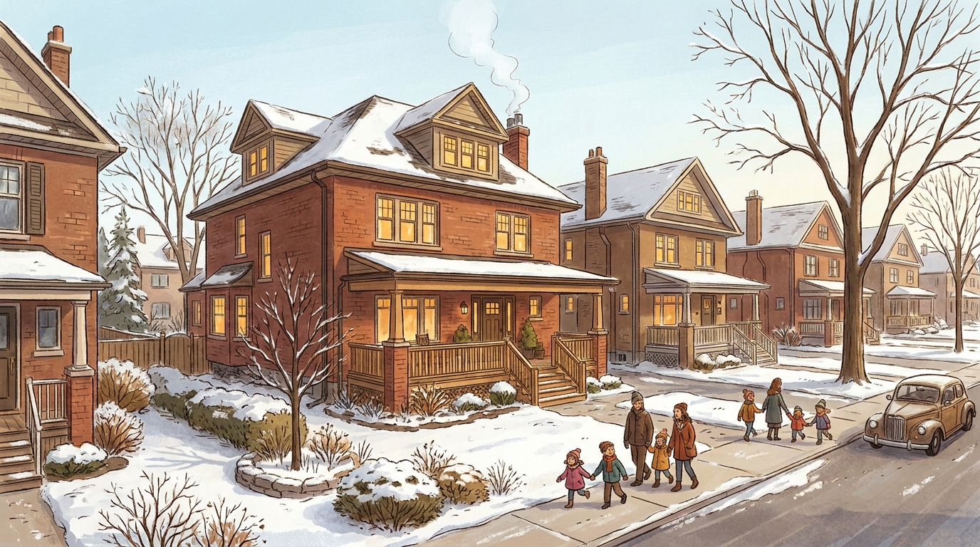 Blog 1 Detached family home on a tree-lined Toronto street suited to upsizing buyers. Fixed vs variable mortgage.