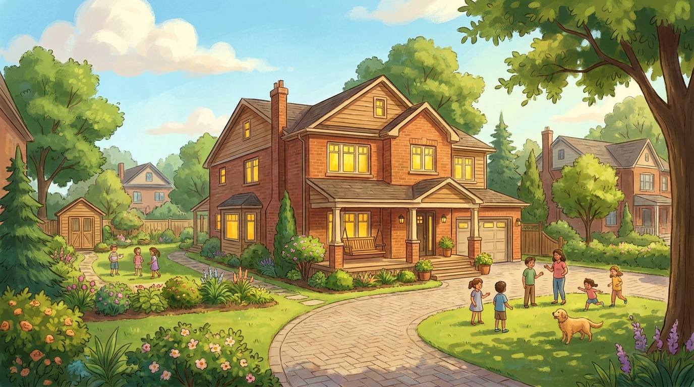 Blog 3 Toronto detached family home with a wide lot and mature trees on a quiet residential street. Renovate or move.