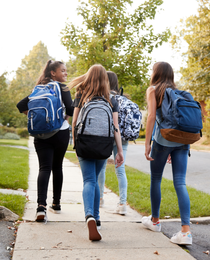 Children Walking to School